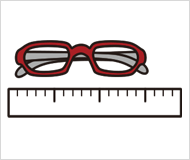 これが正しい眼鏡の選び方・フレーム編：知っておくと便利！メガネフレームのサイズ（イメージ）